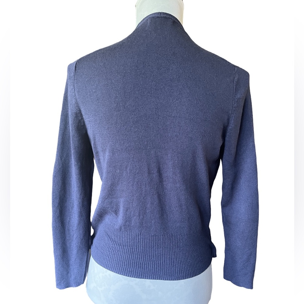 NIC + ZOE Four Way Cotton Knit Cardigan - Size Petite Medium - Picture 4 of 6